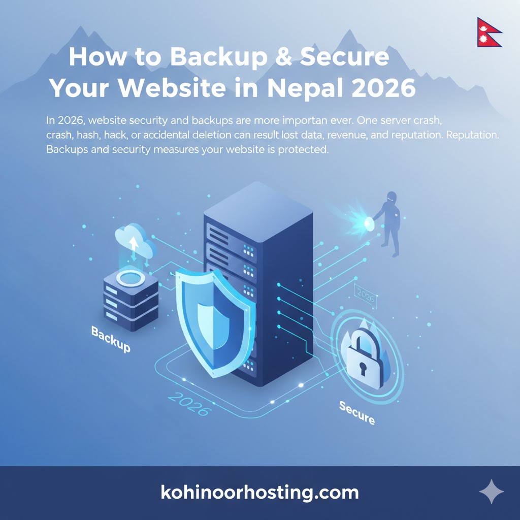 How to Backup & Secure Your Website in Nepal 2026