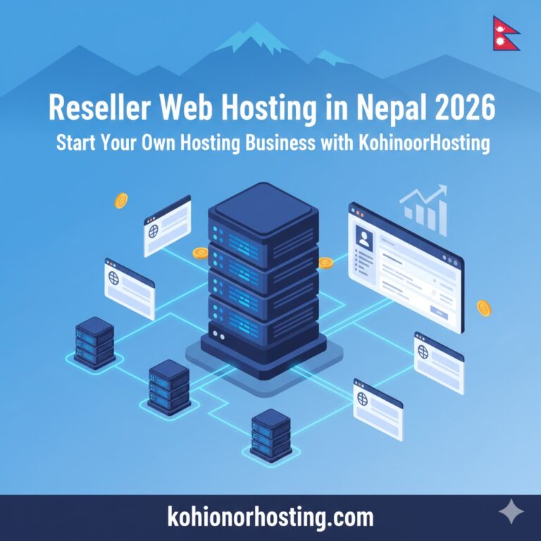 Reseller Web Hosting in Nepal 2026 – KohinoorHosting Blog